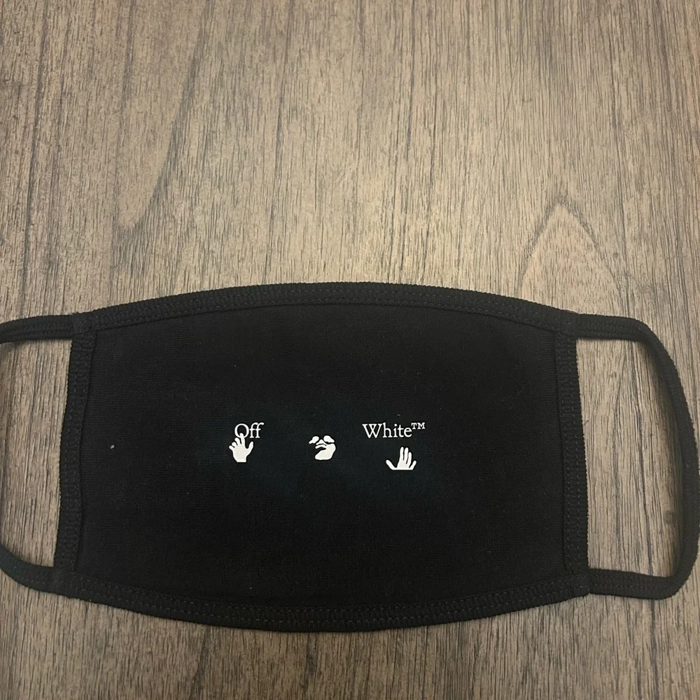 Off-White Black Face Mask